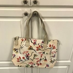 Chi by Carlos Falchi Floral Tote Bag